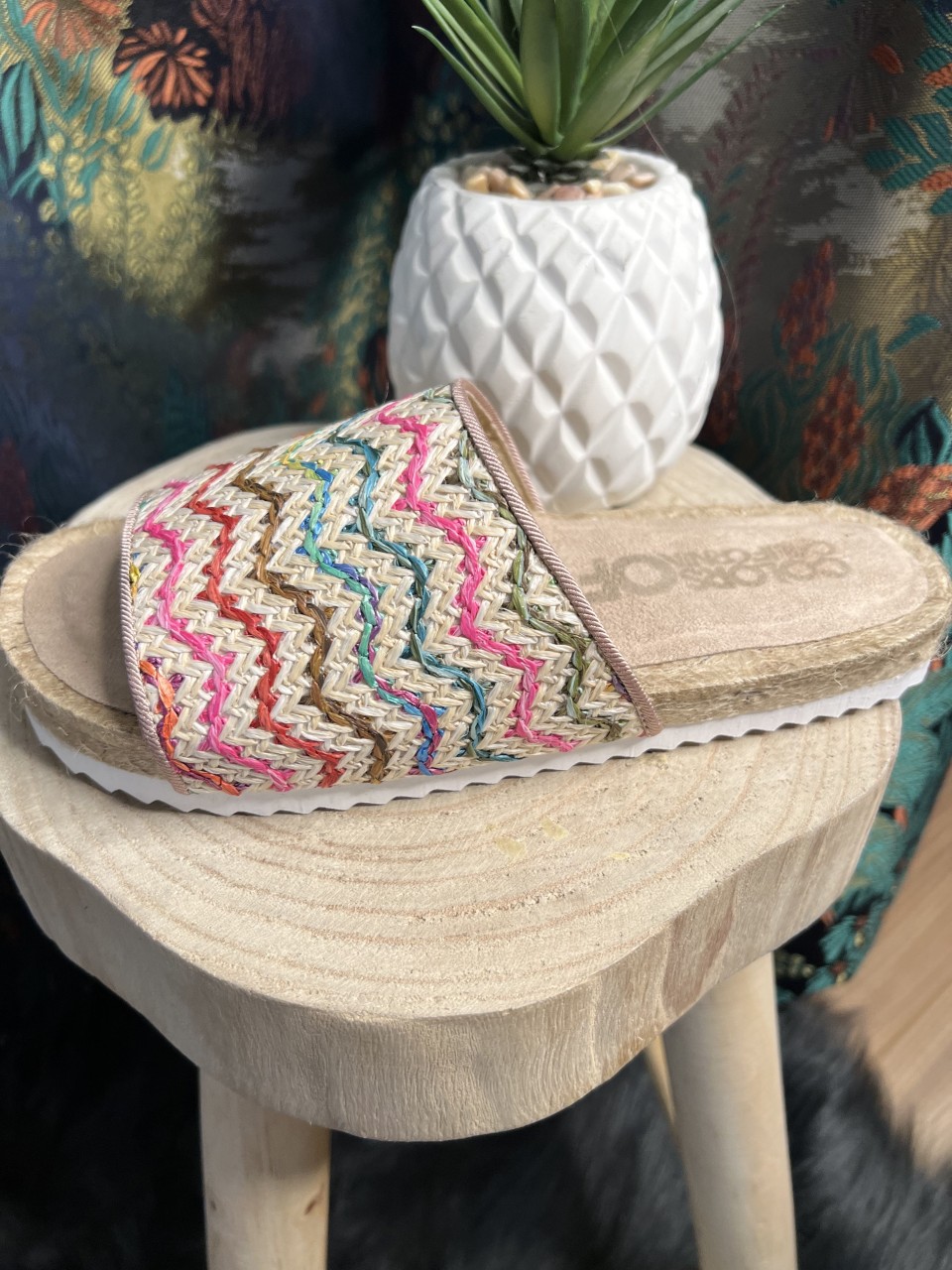 Sandales Espadrille Raphia Colors of California
