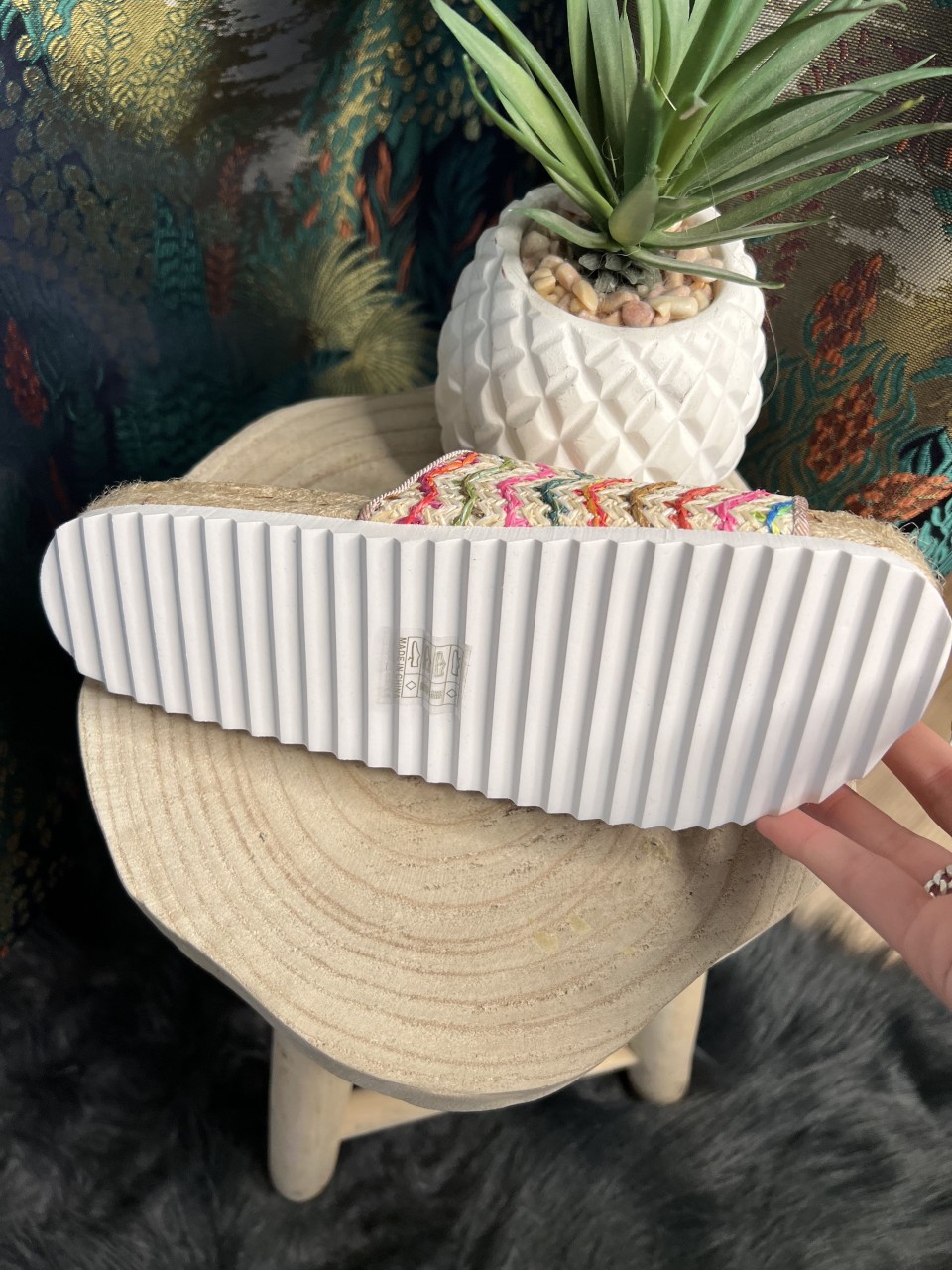 Sandales Espadrille Raphia Colors of California
