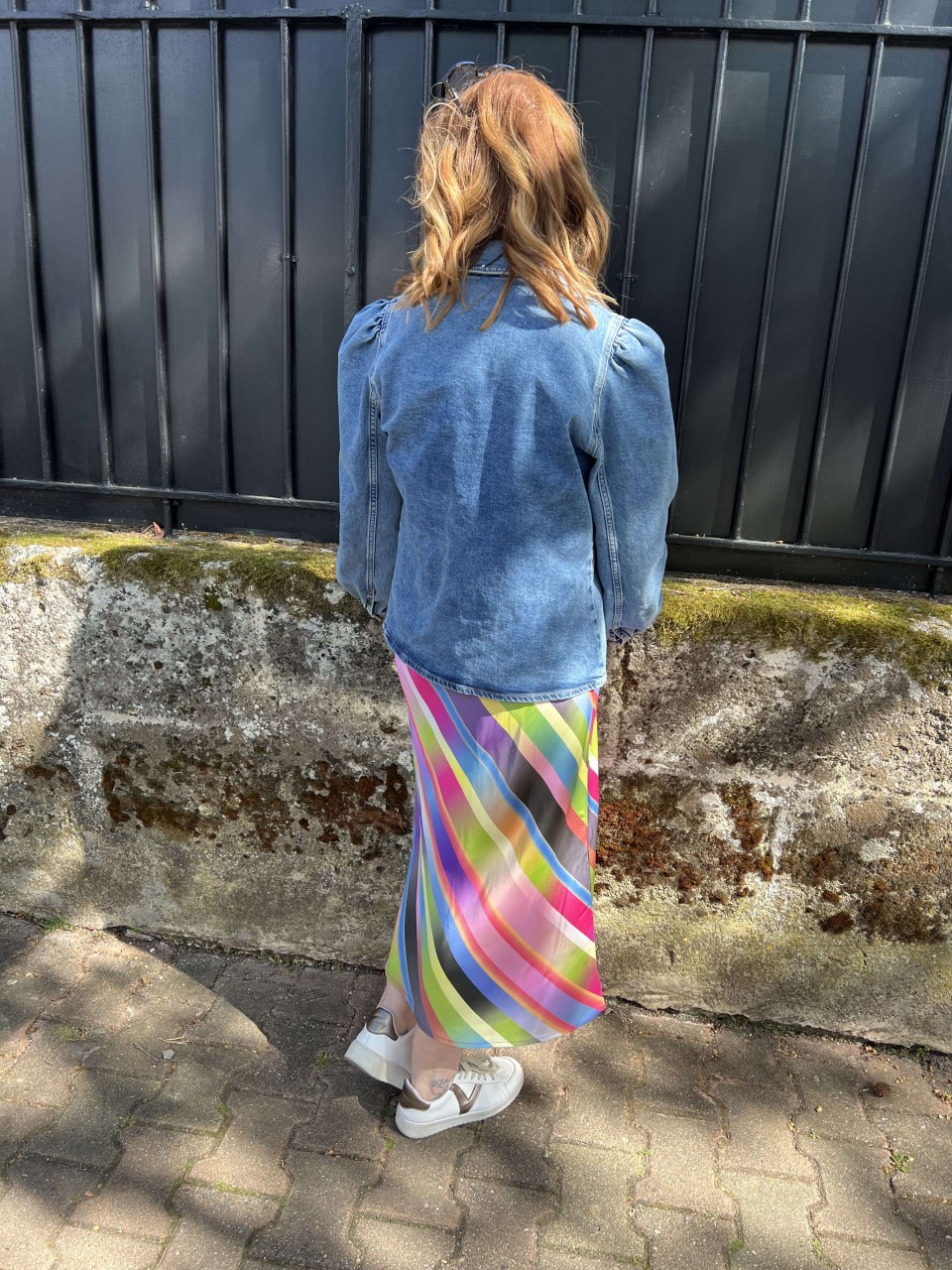 Jupe Rayures délavées Multicolore Costercopenhagen
