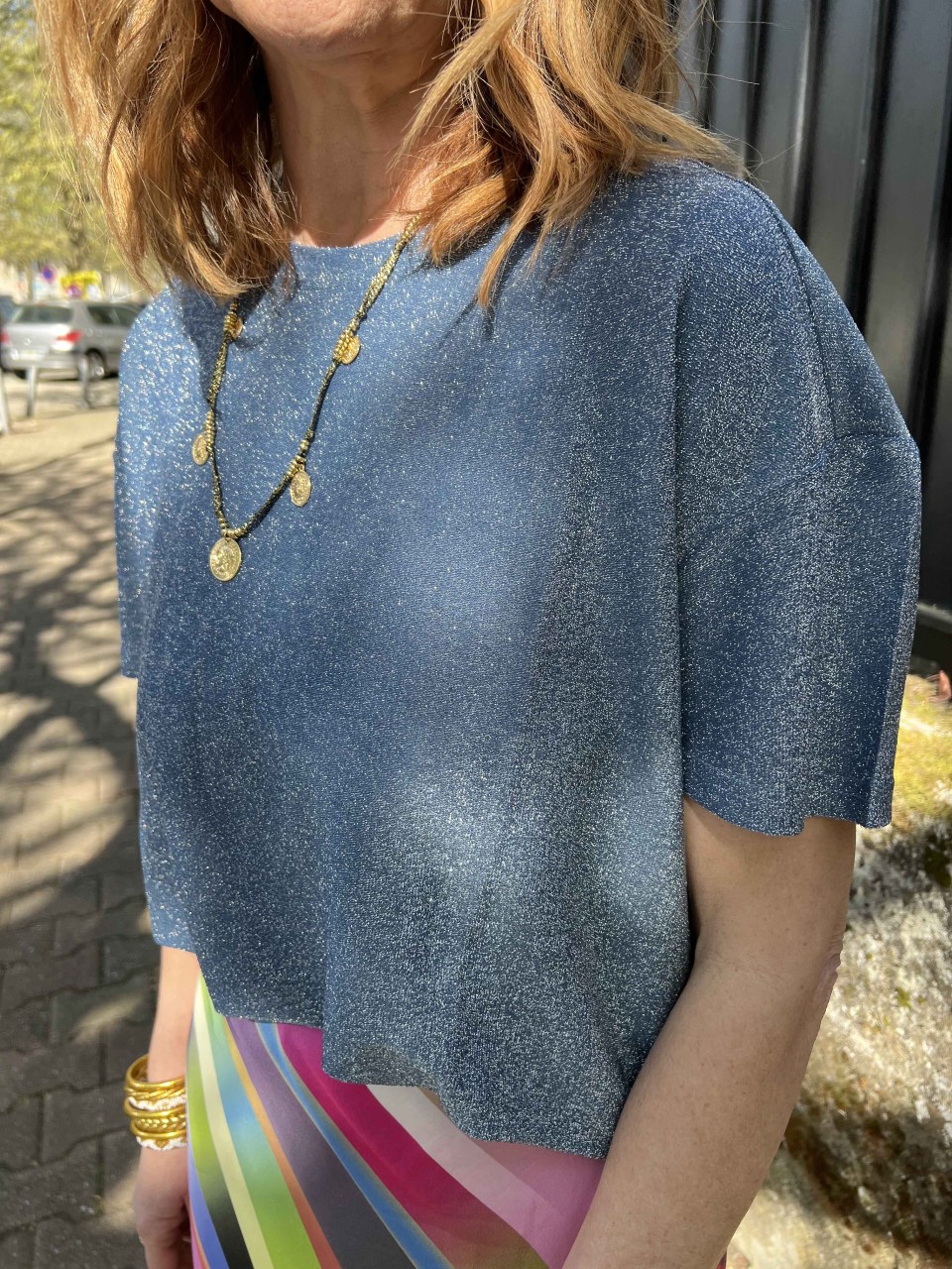 Jupe Rayures délavées Multicolore Costercopenhagen