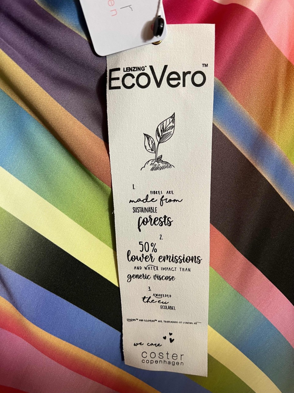 Jupe Rayures délavées Multicolore Costercopenhagen