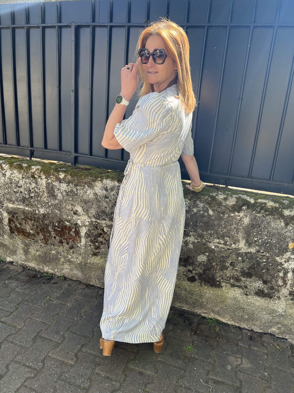 Robe Cache-coeur Imprimé Curve Valencia Selected