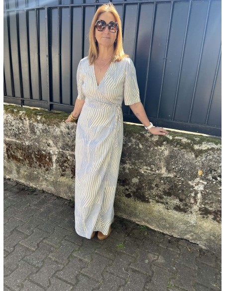 Robe Cache-coeur Imprimé Curve Valencia Selected