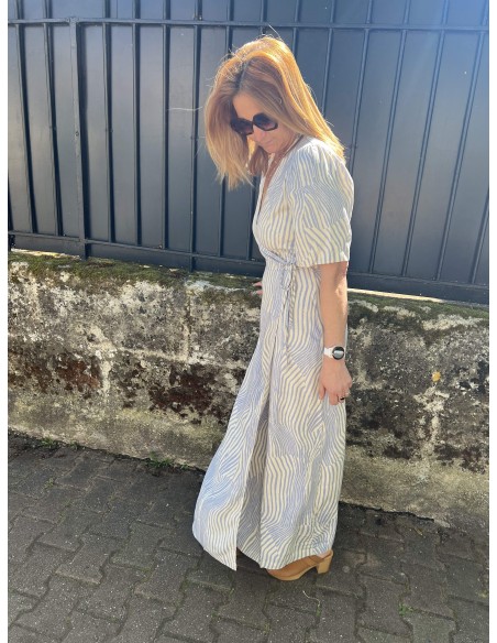 Robe Cache-coeur Imprimé Curve Valencia Selected