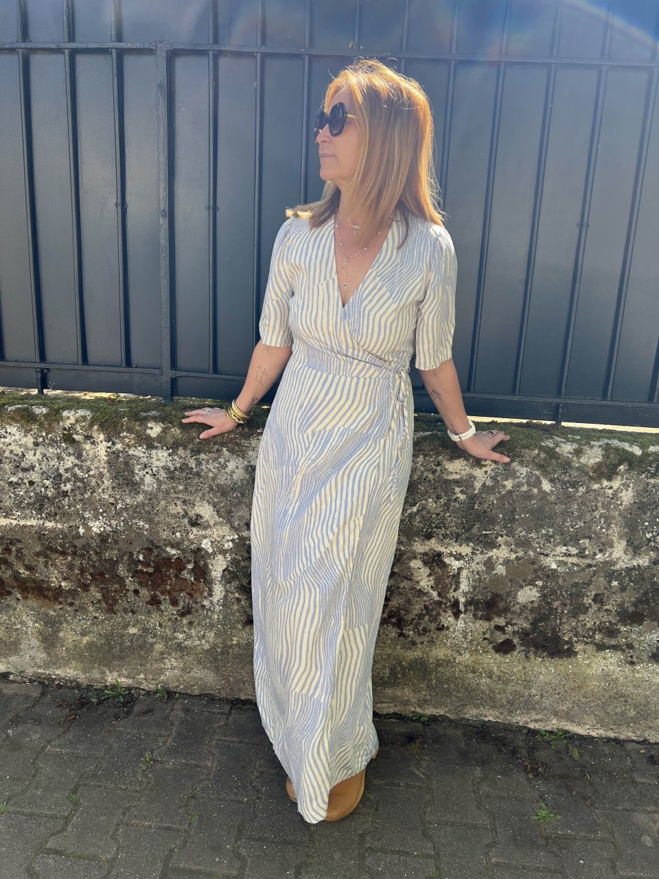 Robe Cache-coeur Imprimé Curve Valencia Selected