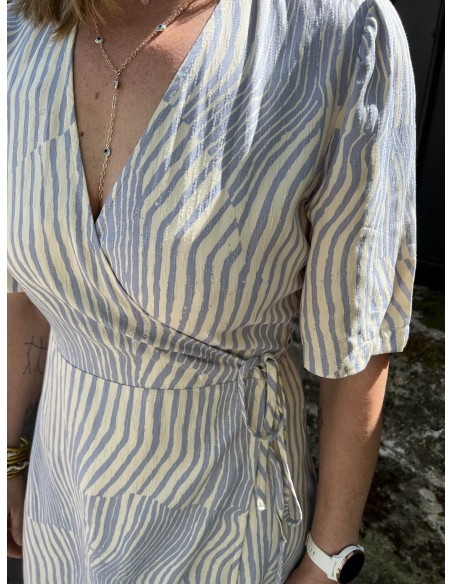 Robe Cache-coeur Imprimé Curve Valencia Selected