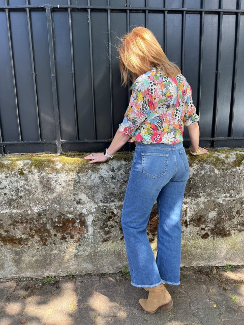 Blouse Mia Tropical Bouquet Pom Amsterdam 2