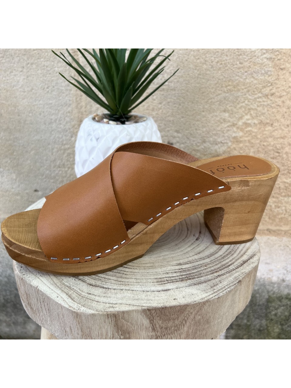 Sabots Color Block Florida Camel Arline HOOF