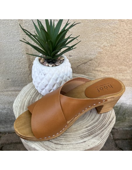 Sabots Color Block Florida Camel Arline HOOF