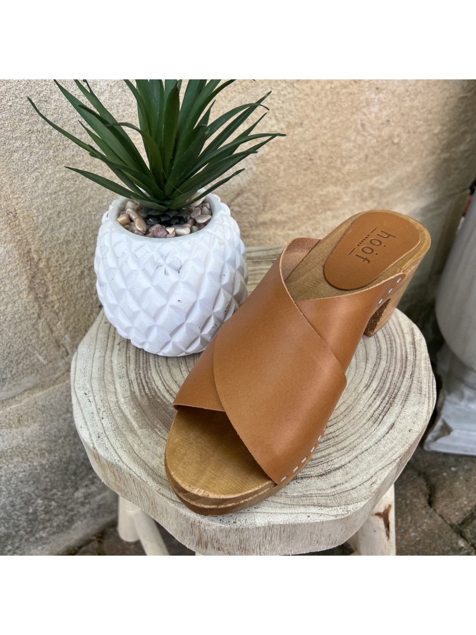 Sabots Color Block Florida Camel Arline HOOF