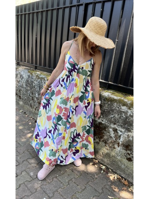 Robe Longue Fines Bretelles Katy Artlove