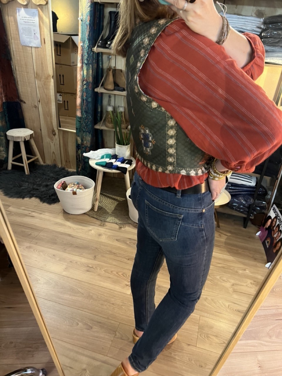 Gilet sans manches Brodé Esprit Bohème Free For...