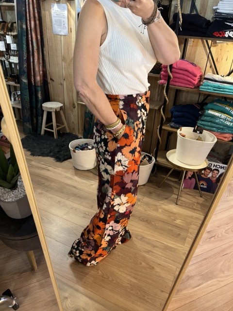 Pantalon fluide Imprimé Freesia ELNA Orféo 2