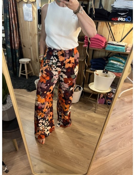 Pantalon fluide Imprimé Freesia ELNA Orféo