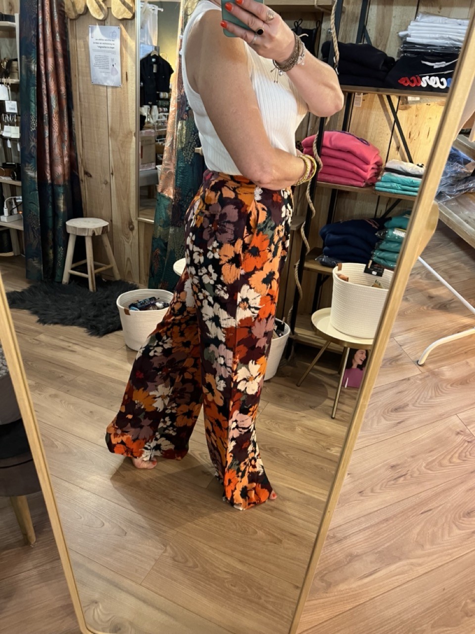 Pantalon fluide Imprimé Freesia ELNA Orféo