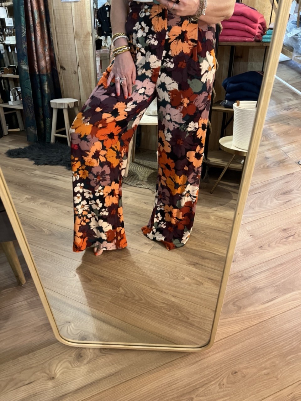 Pantalon fluide Imprimé Freesia ELNA Orféo