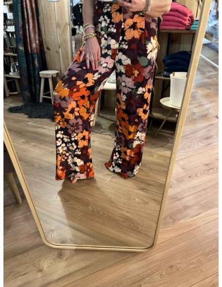 Pantalon fluide Imprimé Freesia ELNA Orféo