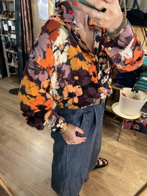Chemise Imprimée Freesia Lylou Orféo 2