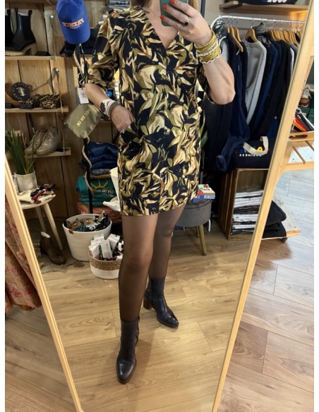 Robe courte imprimée Amazone Kira Orféo