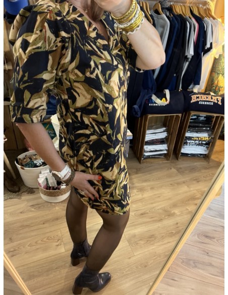 Robe courte imprimée Amazone Kira Orféo
