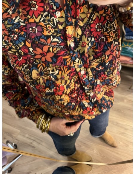 Blouse Chemise Imprimé Pampa Cajou Rue Mazarine