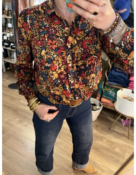 Blouse Chemise Imprimé Pampa Cajou Rue Mazarine