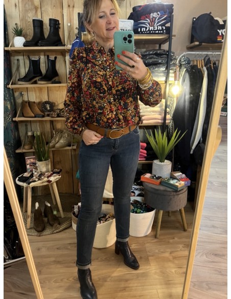 Blouse Chemise Imprimé Pampa Cajou Rue Mazarine