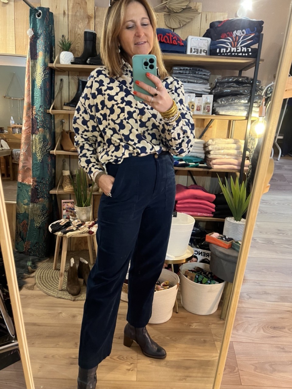 Pantalon Velours ras Pelly Frnch