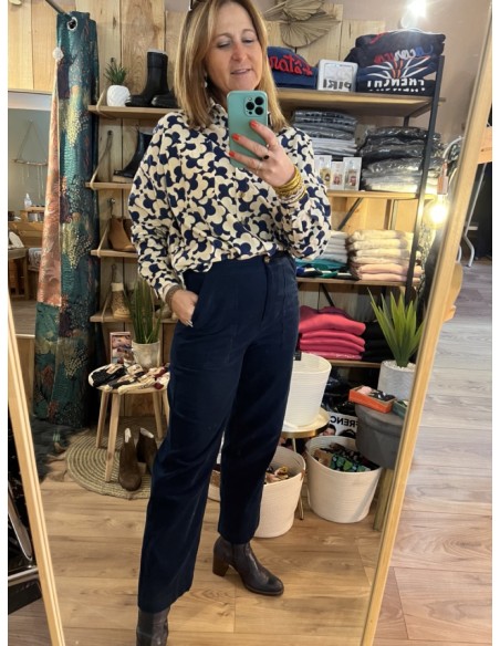 Pantalon Velours ras Pelly Frnch