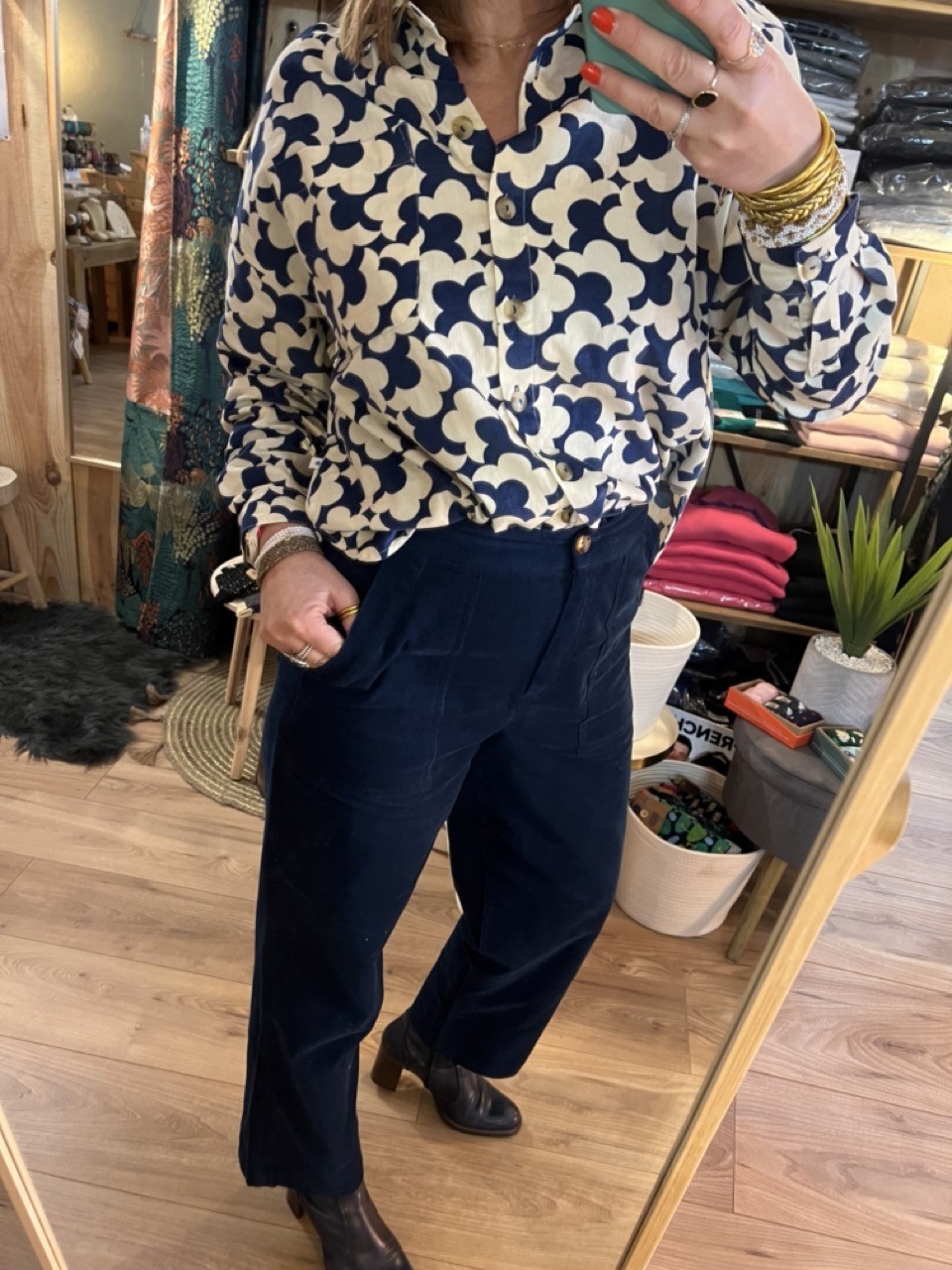 Pantalon Velours ras Pelly Frnch
