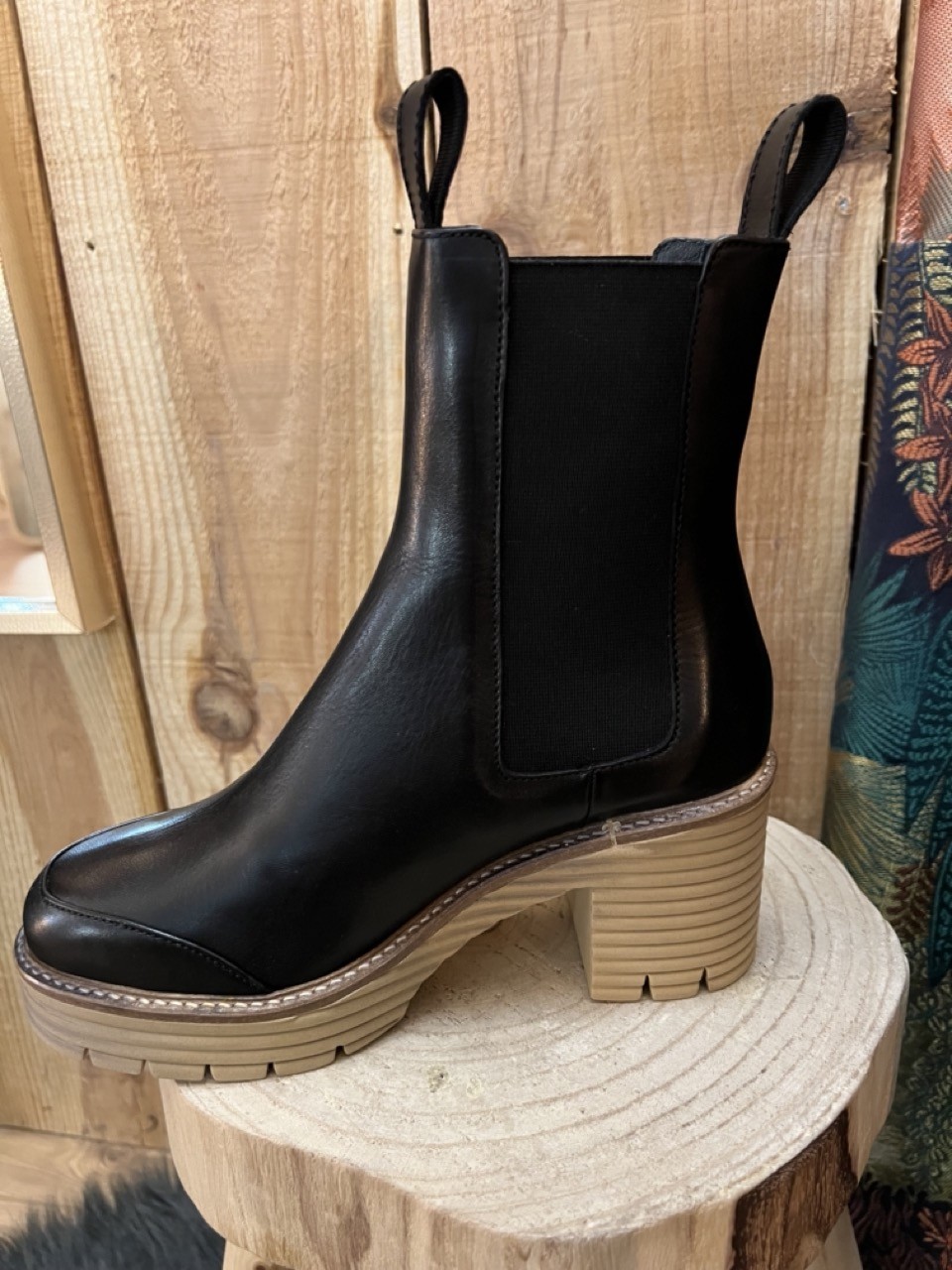 Boots Chelsea Cuir Hoda Face à la Dune