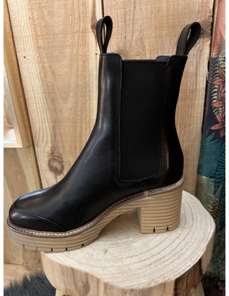 Boots Chelsea Cuir Hoda Face à la Dune