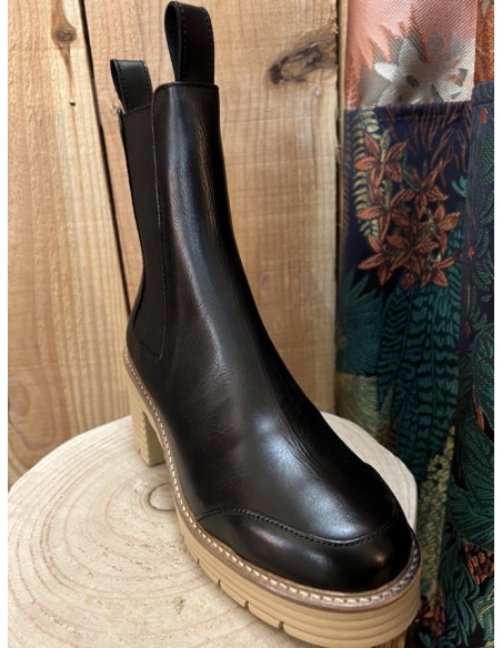 Boots Chelsea Cuir Hoda Face à la Dune