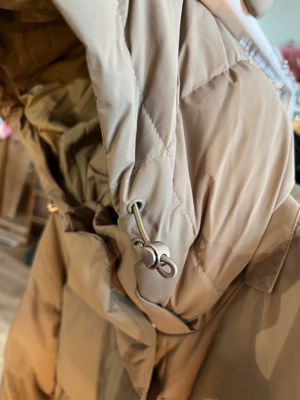 Manteau Doudoune longue Kaki NITA Selected