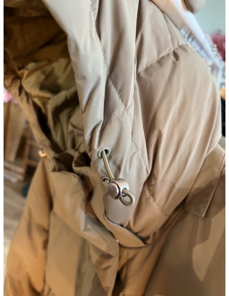Manteau Doudoune longue Kaki NITA Selected