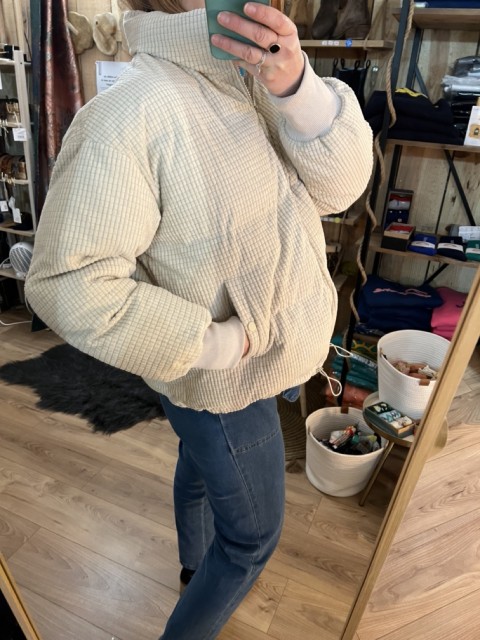 Blouson Epais Texture Velouteuse Skatïe