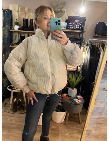 Blouson Epais Texture Velouteuse Skatïe