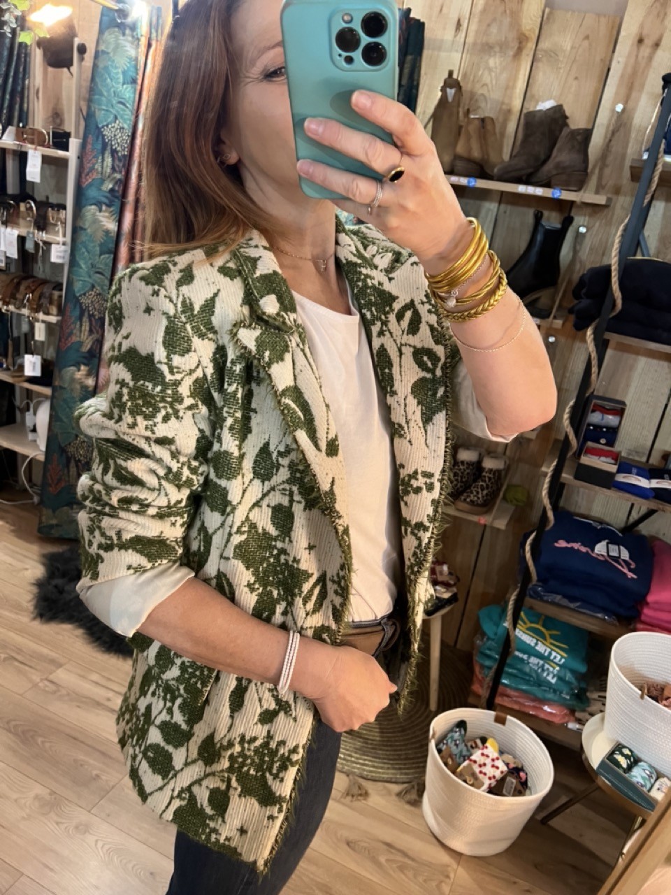 Veste Blazer Jacquard Studio Parisien