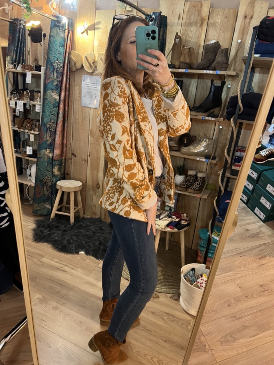 Veste Blazer Jacquard Studio Parisien