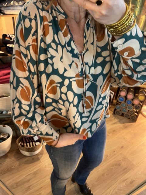Blouse Imprimée Lima Ruby Rue Mazarine
