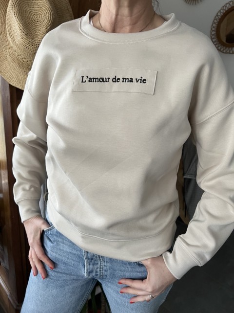 Sweat Shirt L'Amour de ma Vie Nelina MSCH