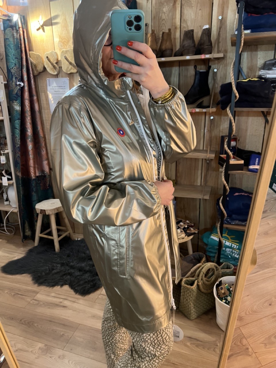 Imperméable Coupe Vent Métallisé Versailles Flotte
