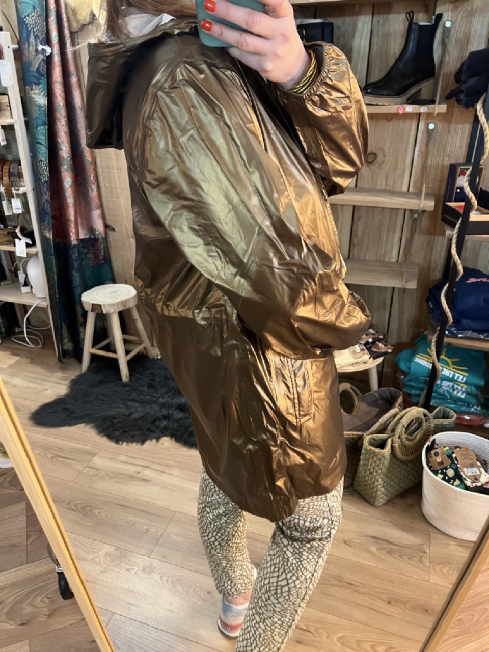 Imperméable Coupe Vent Métallisé Versailles Flotte