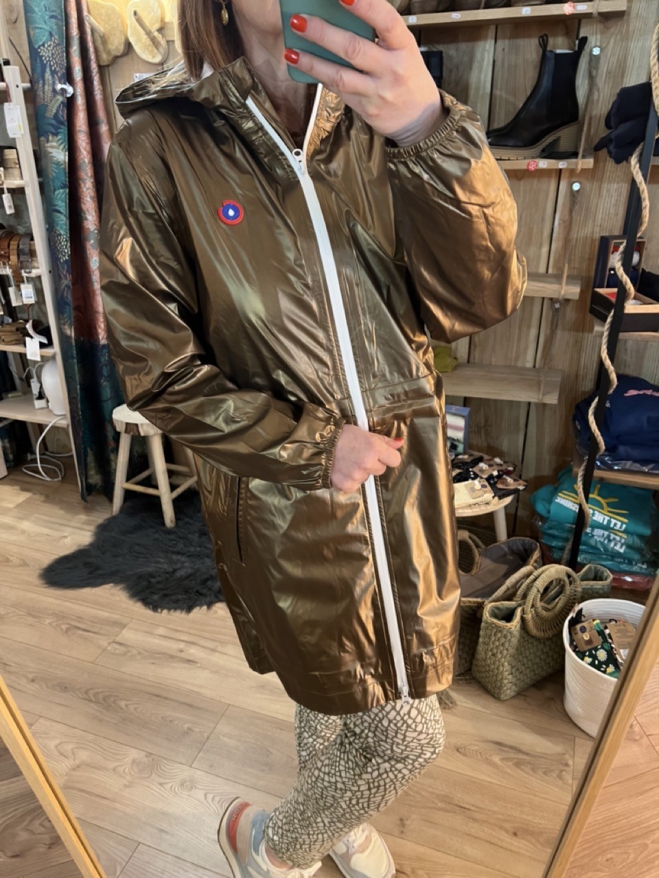 Imperméable Coupe Vent Métallisé Versailles Flotte
