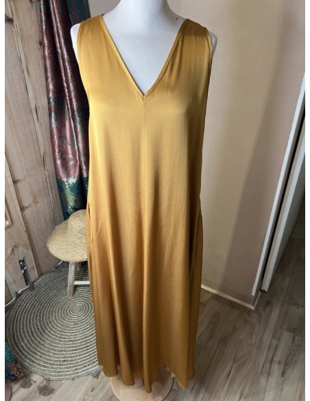 Robe Longue sans Manches Silky Touch Pako Litto