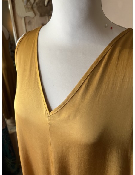 Robe Longue sans Manches Silky Touch Pako Litto
