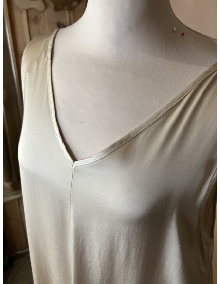 Robe Longue sans Manches Silky Touch Pako Litto