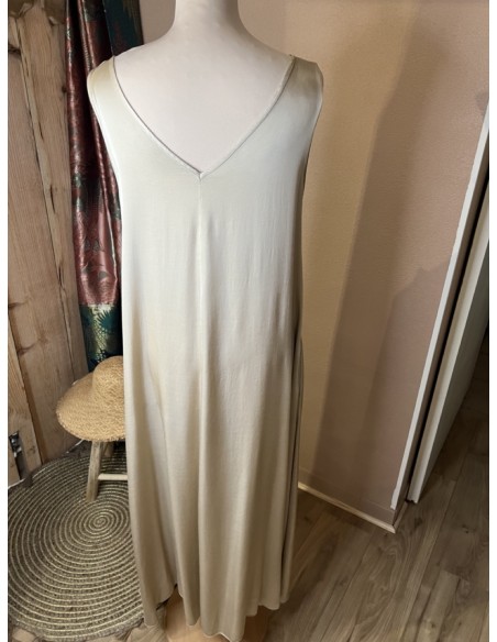Robe Longue sans Manches Silky Touch Pako Litto