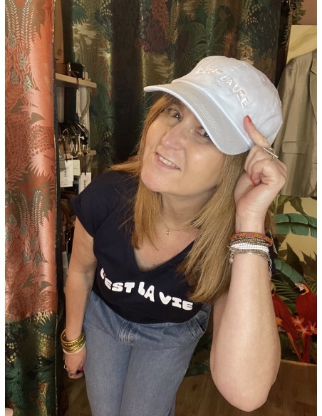 Tee Shirt Col V C'est la Vie Anouk et Ninon