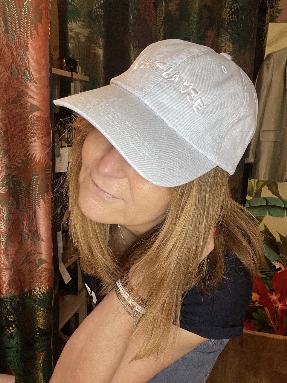Casquette Broderie C'est la Vie Anouk et Ninon